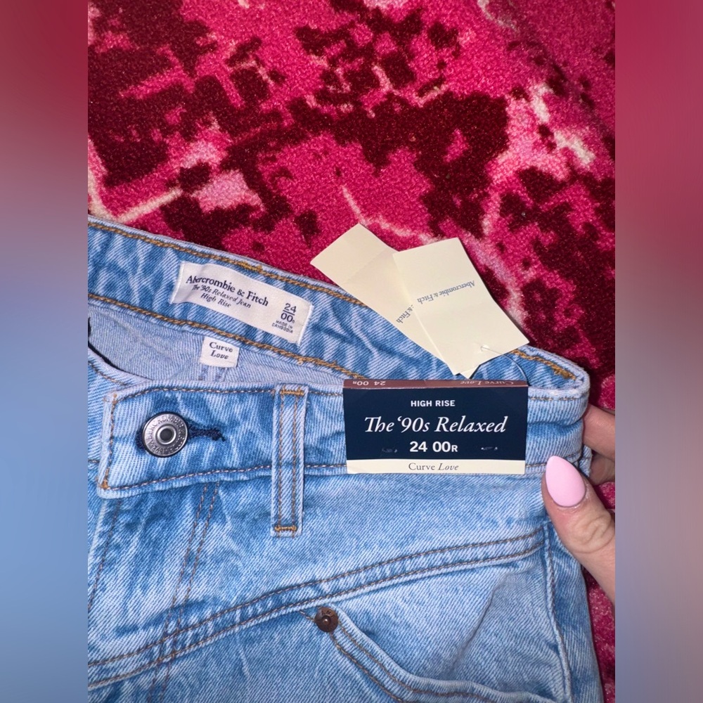 Abercrombie & Fitch High Rise Blue Jeans